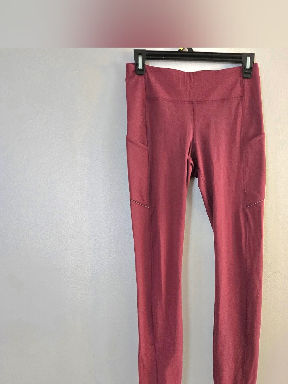 Lululemon Speed Up Mid Rise Tight 28" Moss Rose Burgundy Size 6 Pockets LW5BJHS